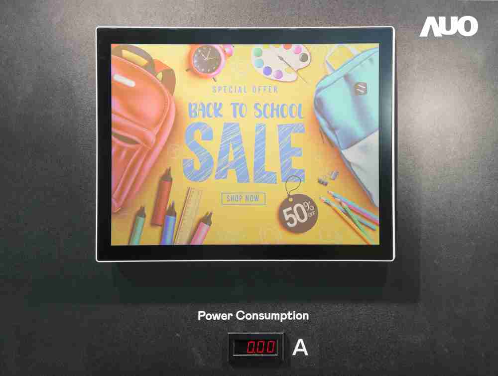 2121非凡展示胆固醇液晶超低耗能户外全彩显示器，，，ChLC（胆固醇液晶）以双稳态技术使静态显示零功耗，，，，具省电、、、、高彩度、、、环保的特性，，还整合软硬件系统解决方案，，可透过单一云端平台管理